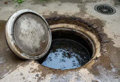 Limpeza de caixa de gordura — Remoção da gordura acumulada que entope a saída para o esgoto.